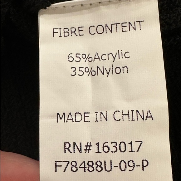 SOLD Princess Polly Brownhall Long Sleeve Ribbed Bell Sleeve Black Mini Dress - Picture 13 of 15